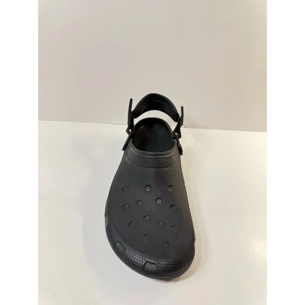 Crocs Mens Sandals Black Clogs Slip On US 12